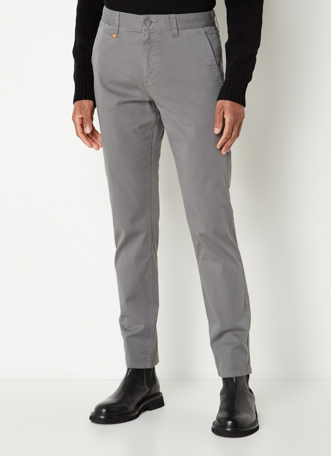 HUGO BOSS Schino-Slim-O 10248660  404 - detail 4 donkergrijs