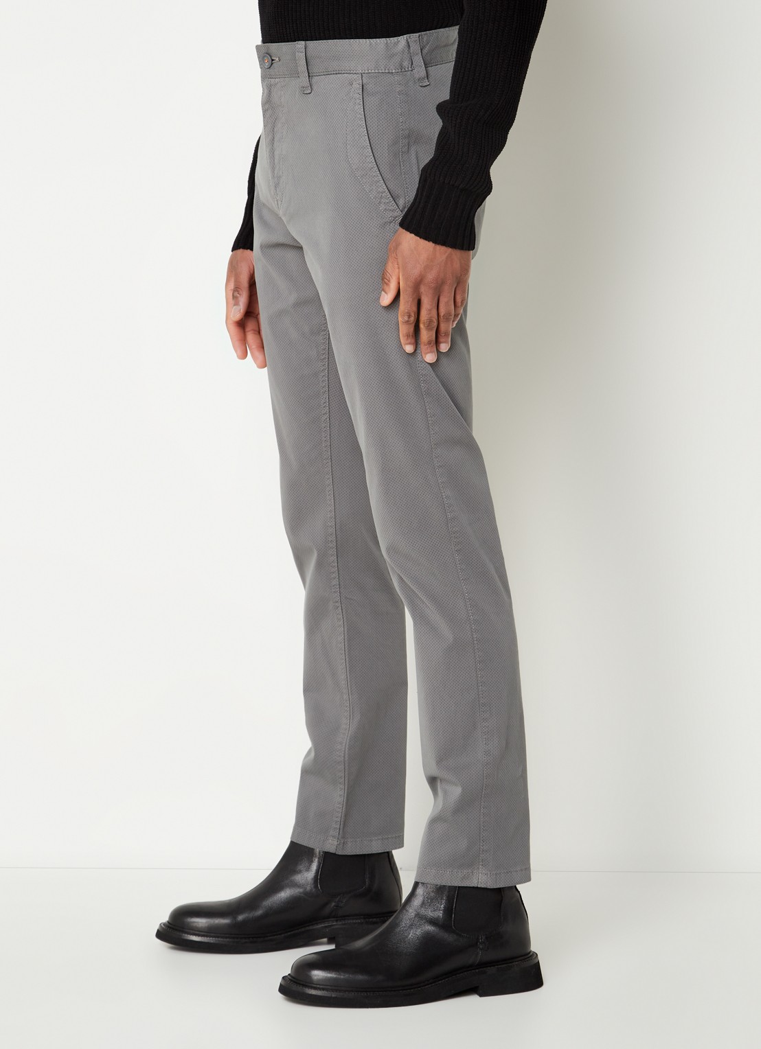 HUGO BOSS Schino-Slim-O 10248660  404 - detail 5 donkergrijs