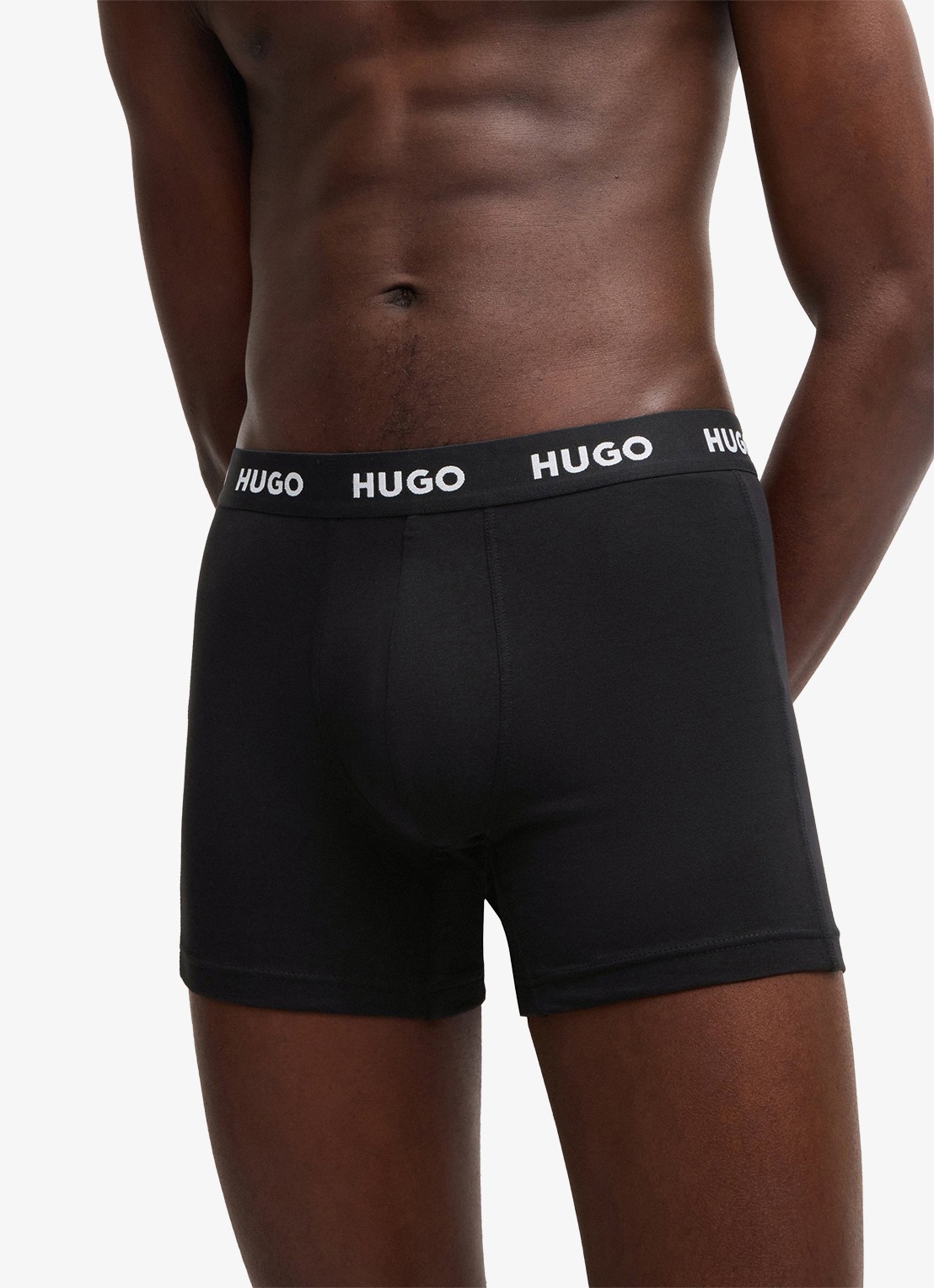 HUGO BOXERBR TRIPLET PACK 1024184 - detail 4 zwart