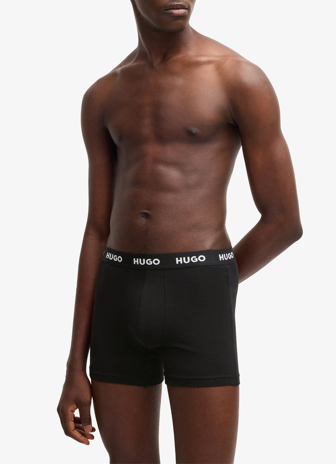 HUGO BOXERBR TRIPLET PACK 1024184 - voorkant 2 zwart