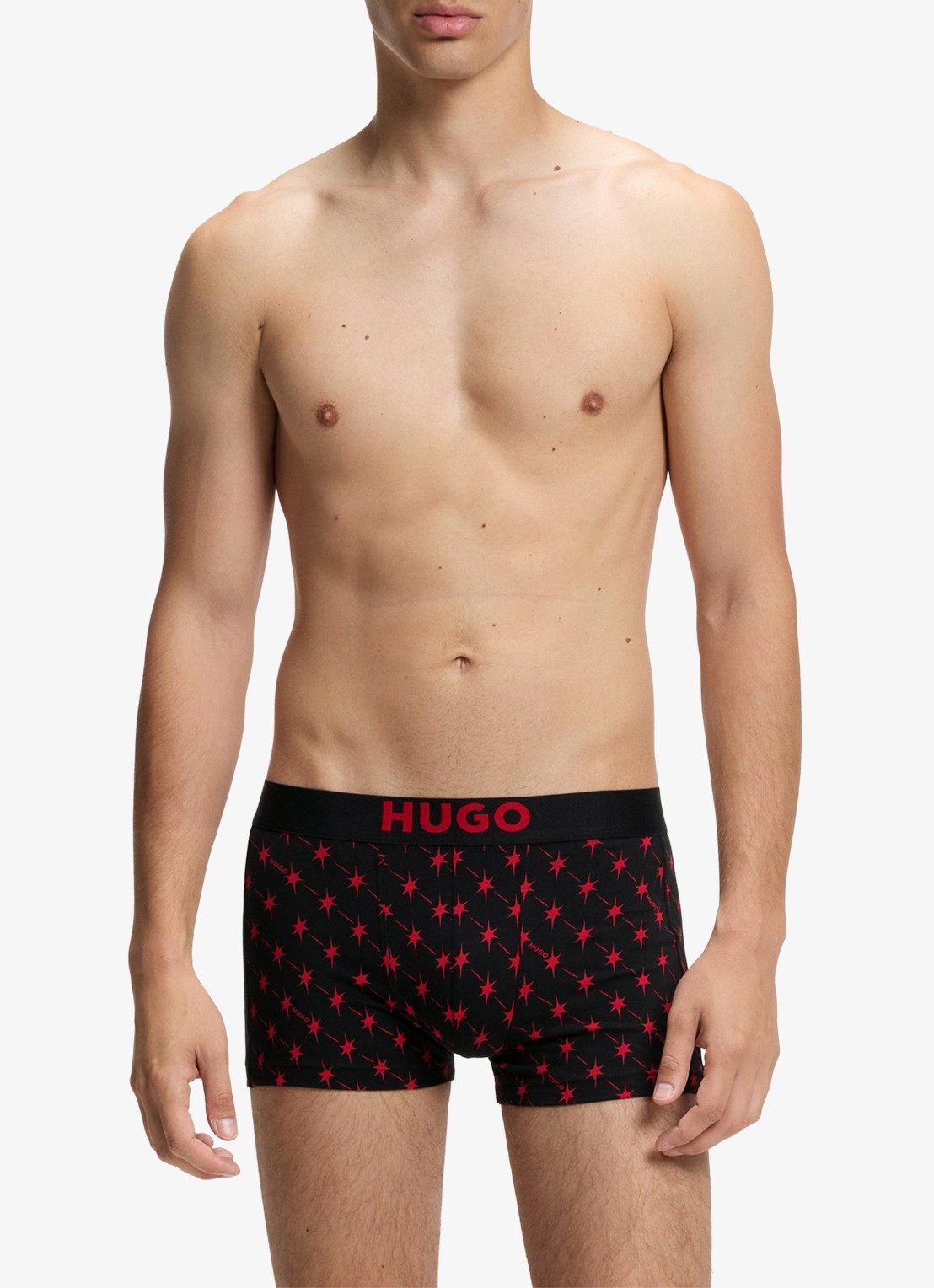 HUGO Boxershort met logoband in 3-pack - detail 3 zwart