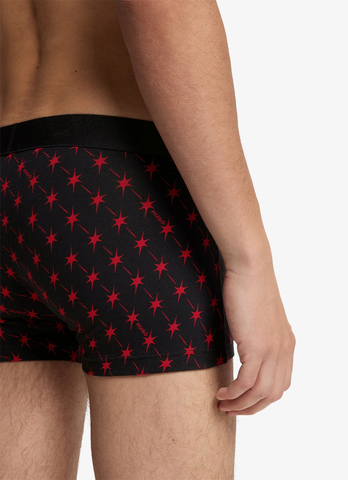 HUGO Boxershort met logoband in 3-pack - detail 5 zwart