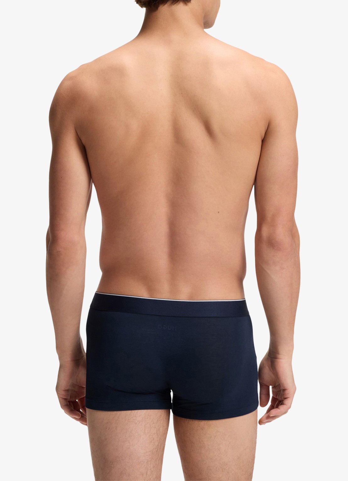 HUGO Boxershorts met logoband in 3-pack - achterkant zwart
