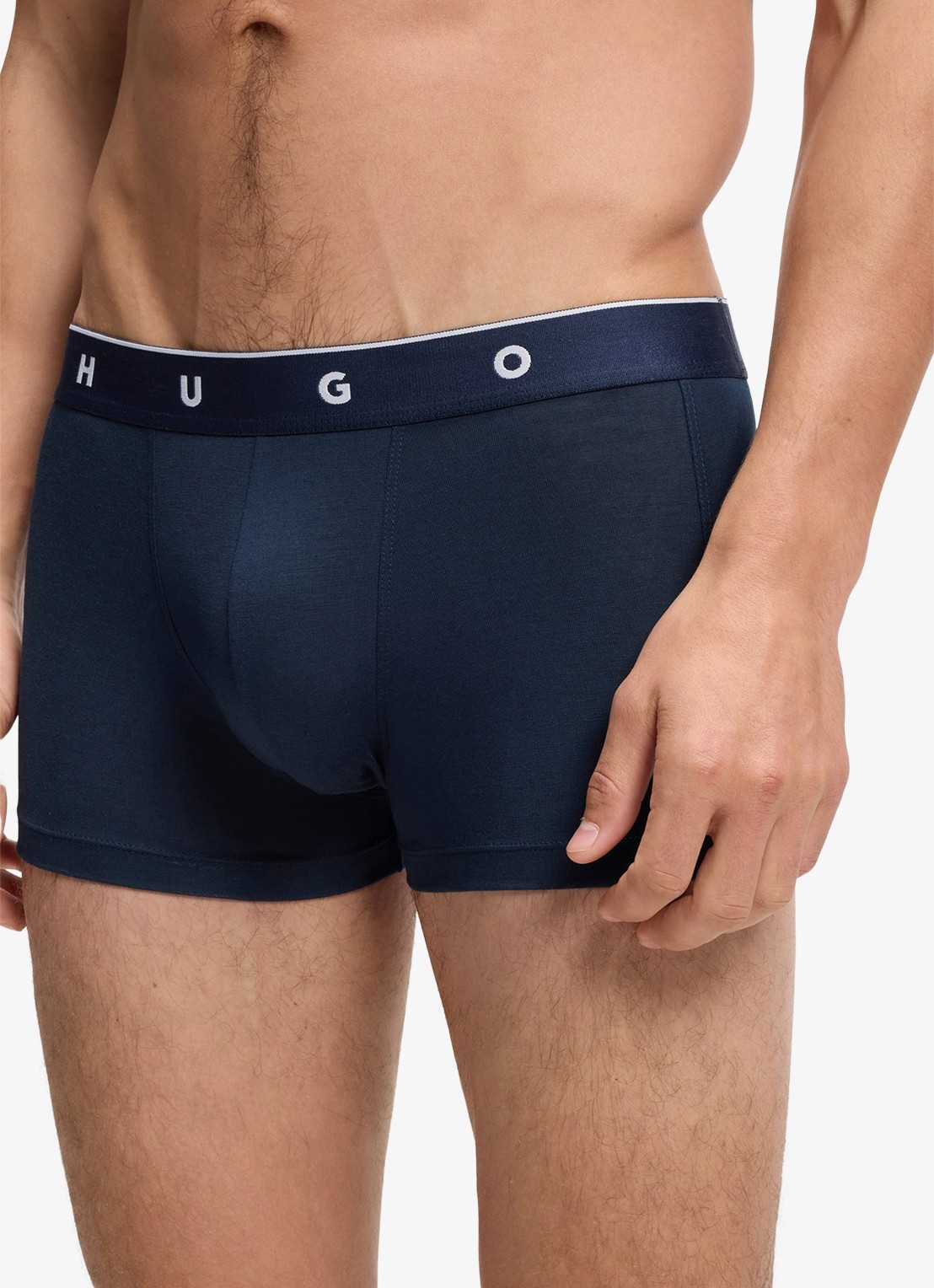 HUGO Boxershorts met logoband in 3-pack - detail 4 zwart
