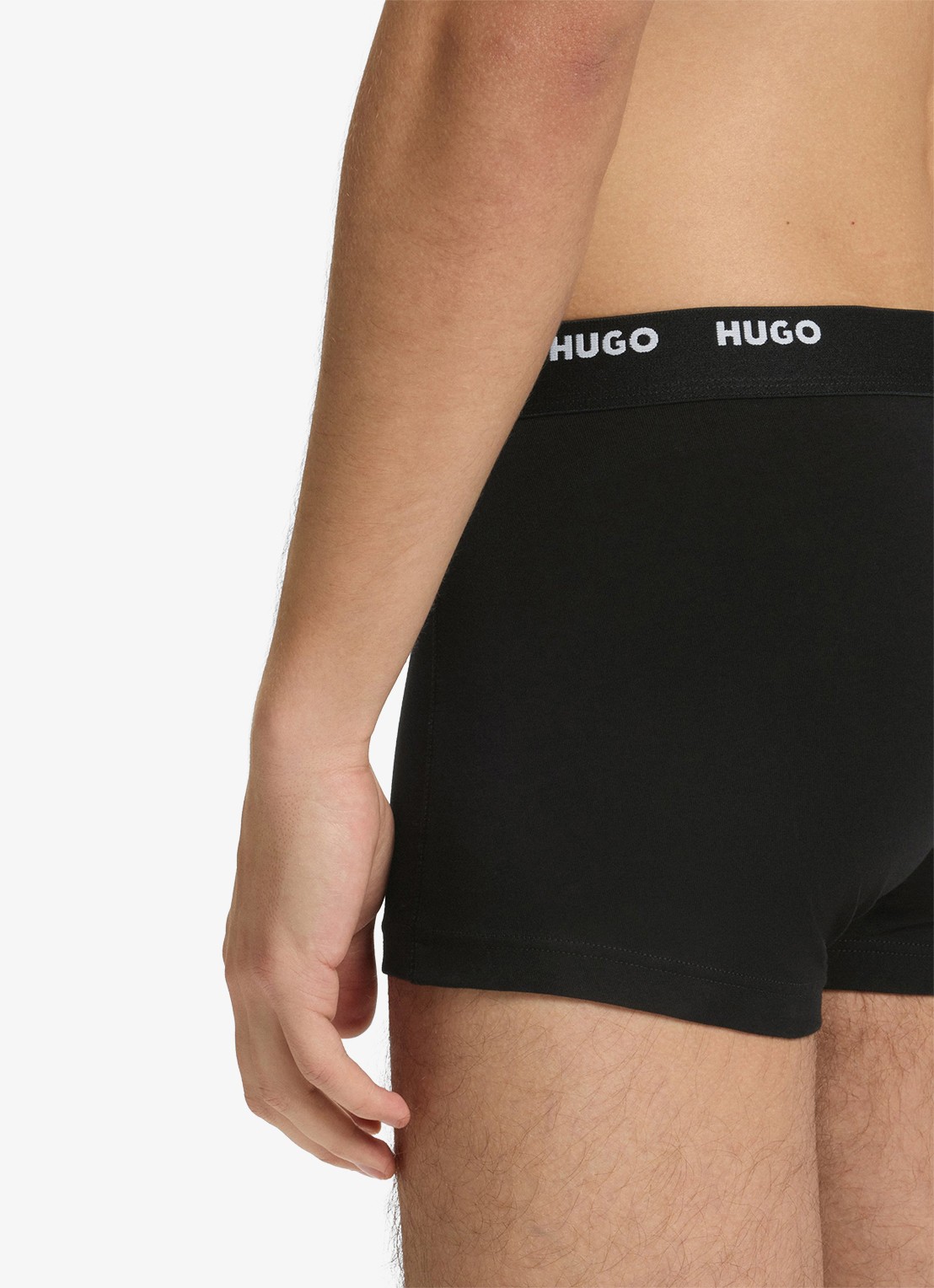 HUGO Boxershorts met logoband in 5-pack - detail 5 zwart