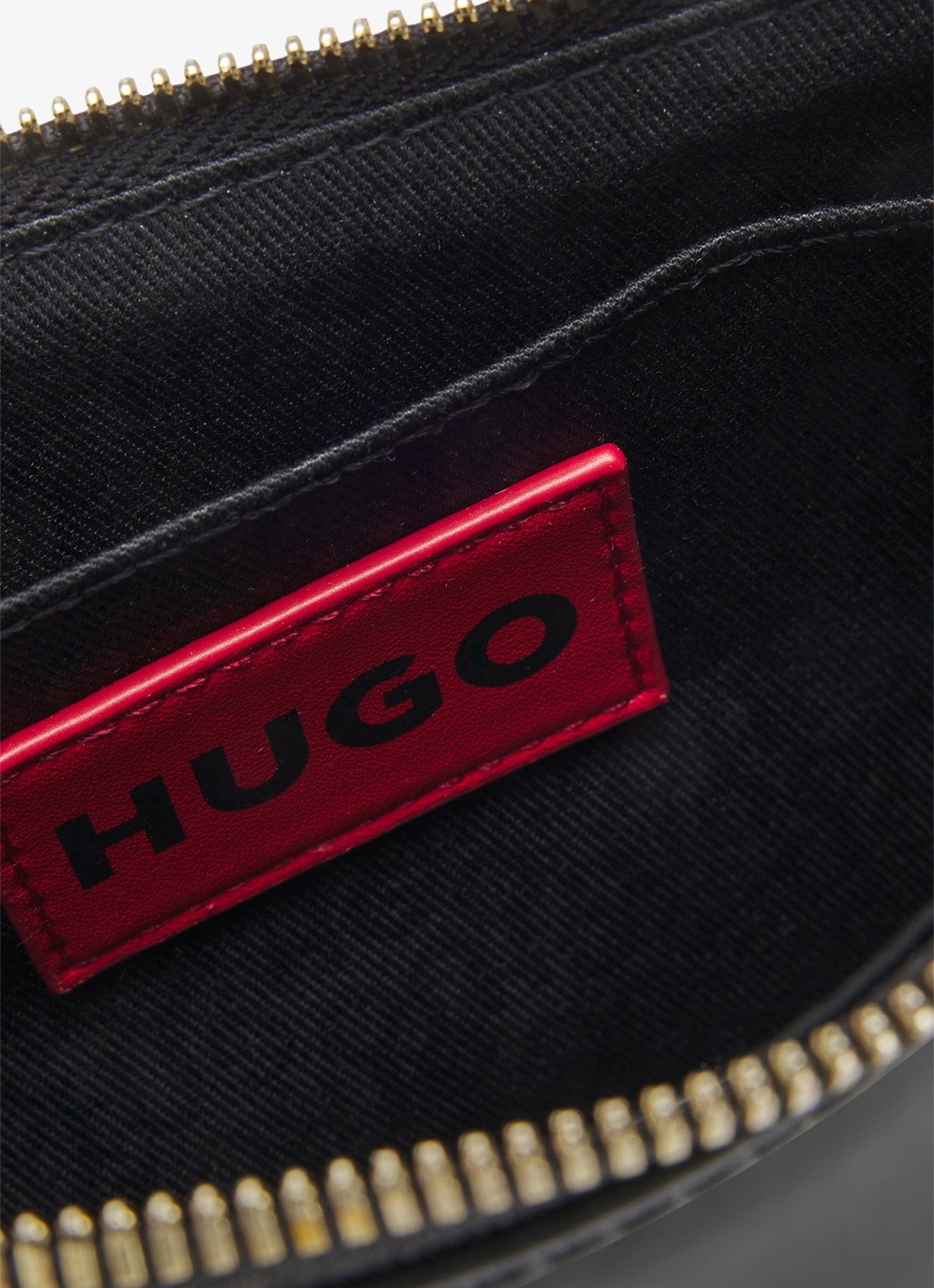 HUGO Crossbodytas van imitatieleer - achterkant 3 zwart