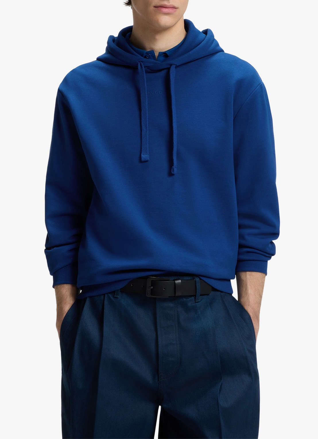 HUGO Dapo 10231445 01  345 - detail 3 open blue-498 / blauw