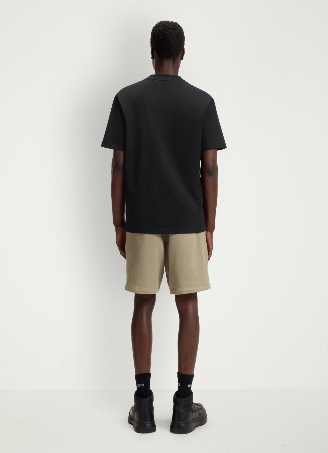 HUGO Dapolino 10248326 01  001 - achterkant 5 black-001 / zwart