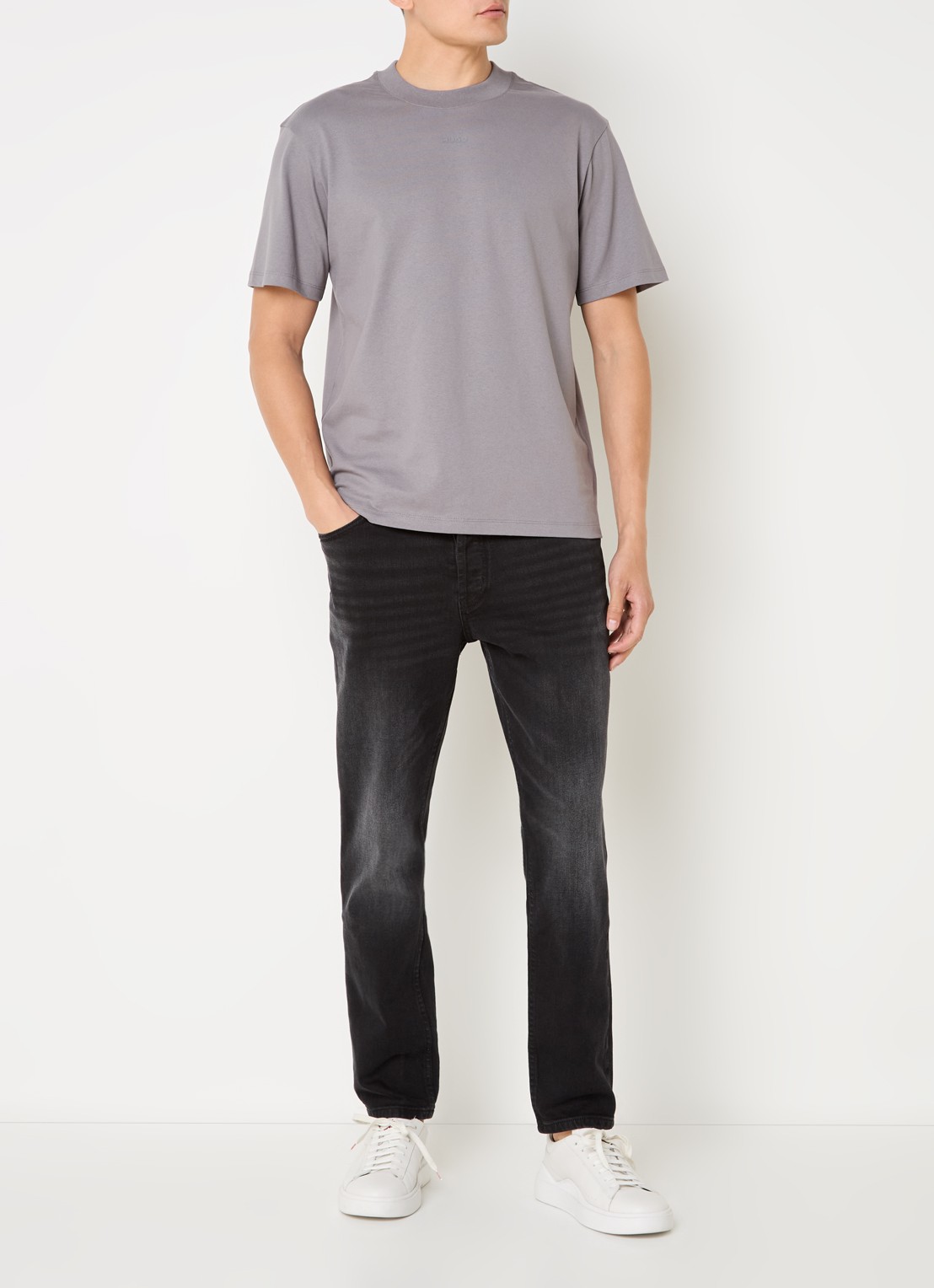 HUGO Dapolino 10248326 01  001 - voorkant 2 grijs