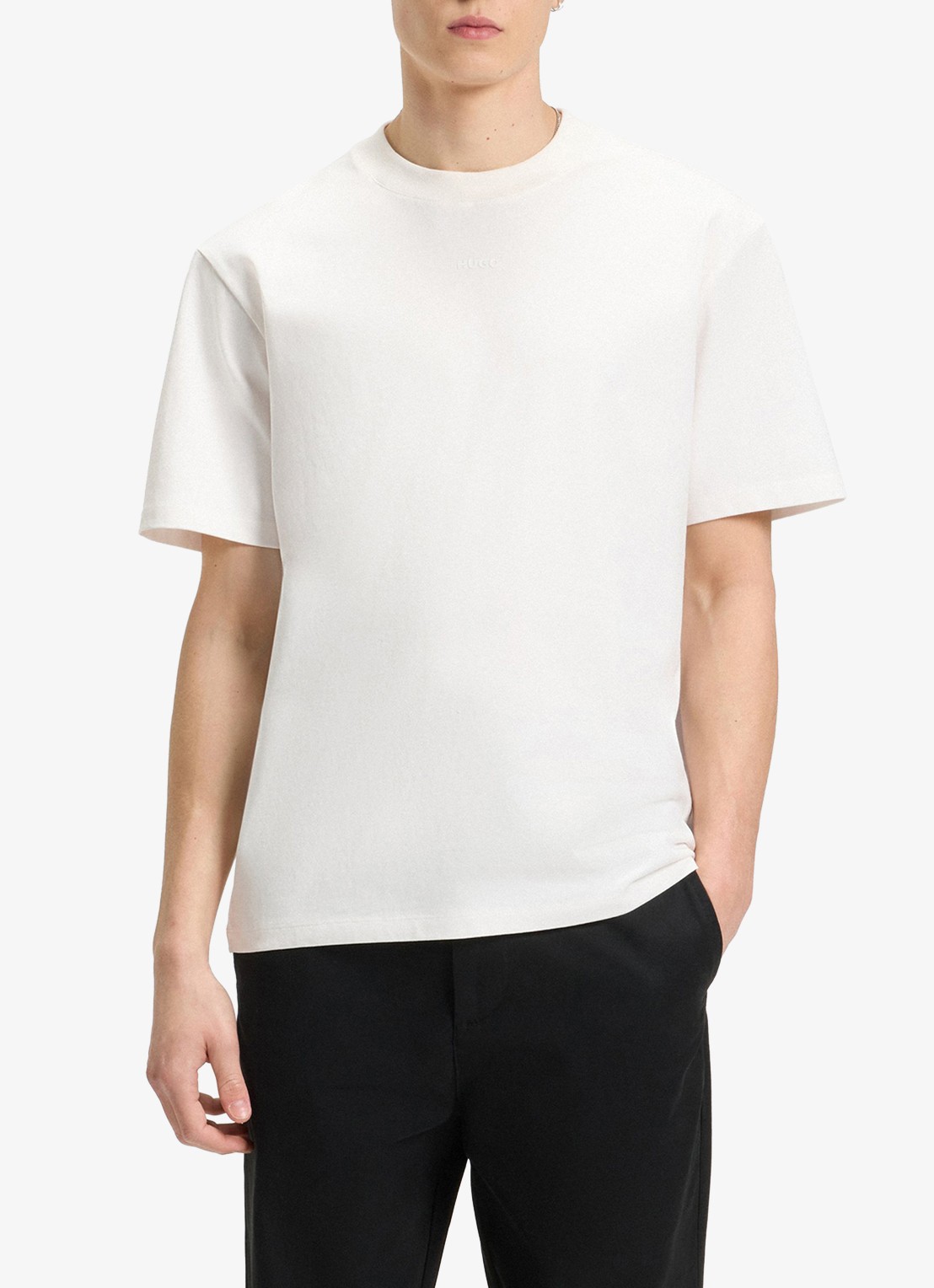 HUGO Dapolino 10248326 01  001 - detail 3 natural-102 / wit