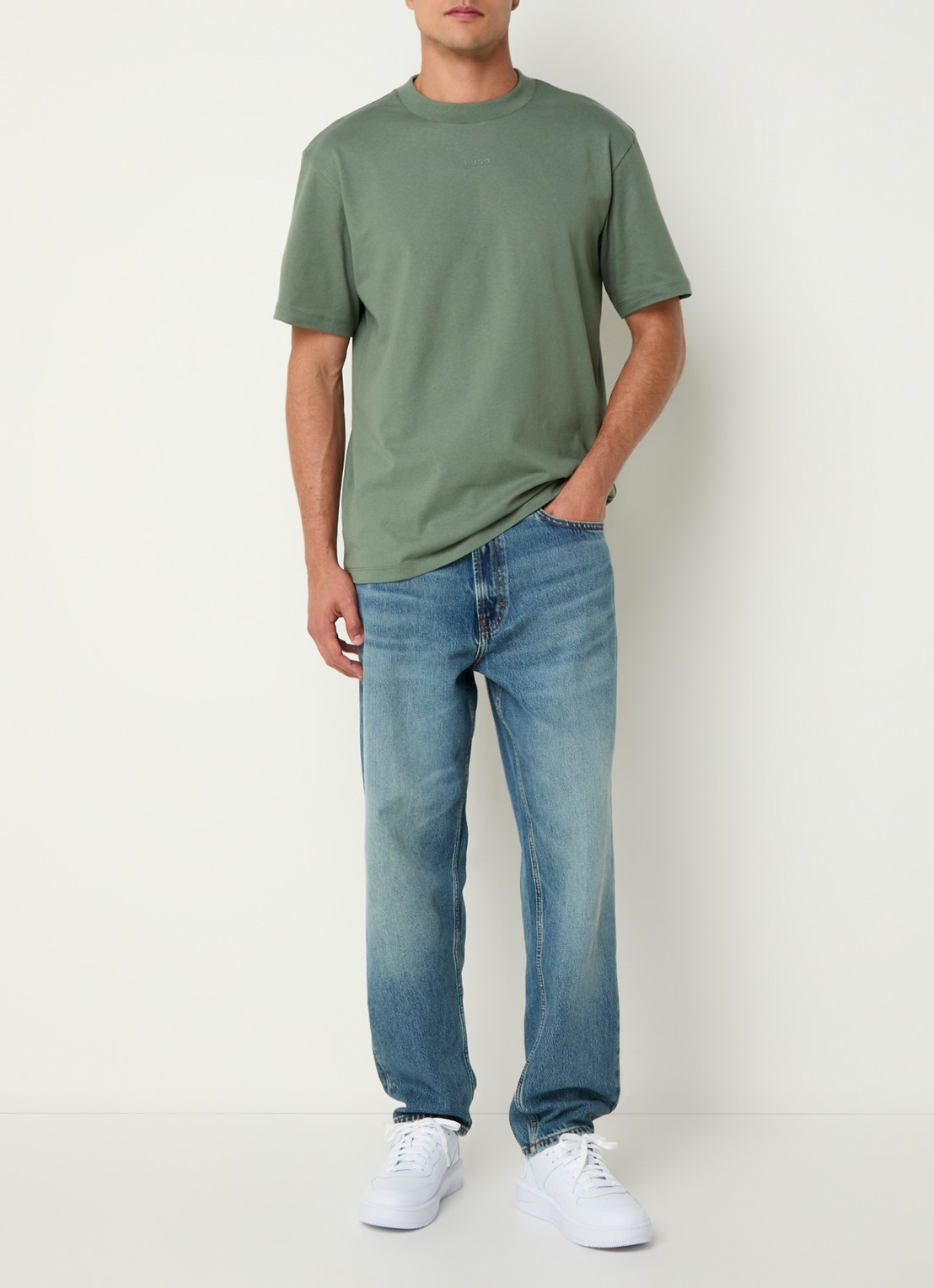 HUGO Dapolino 10248326 01  001 - voorkant 4 open green-343 / groen