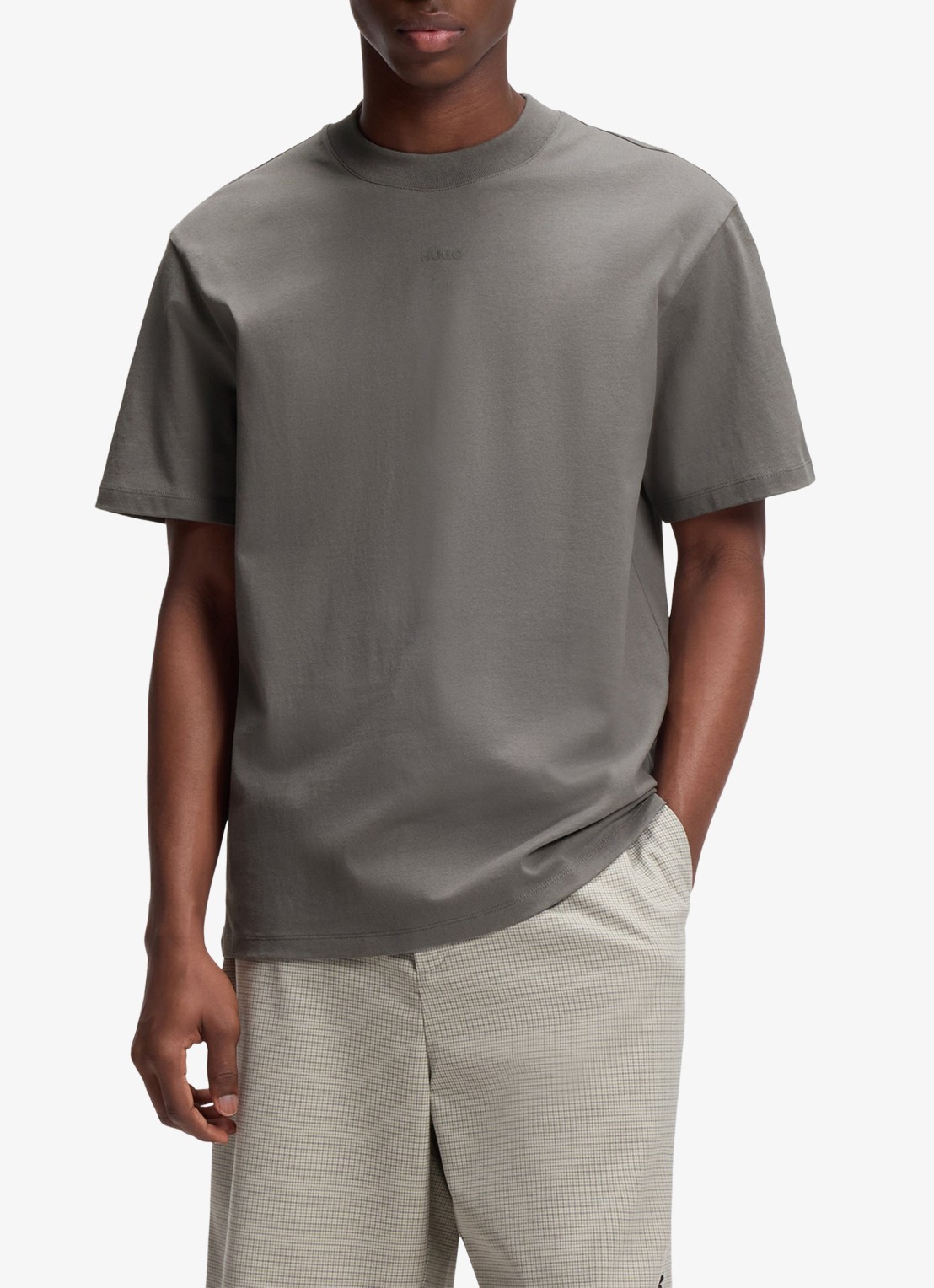 HUGO Dapolino 10248326 01  001 - detail 3 dark grey-025 / grijs