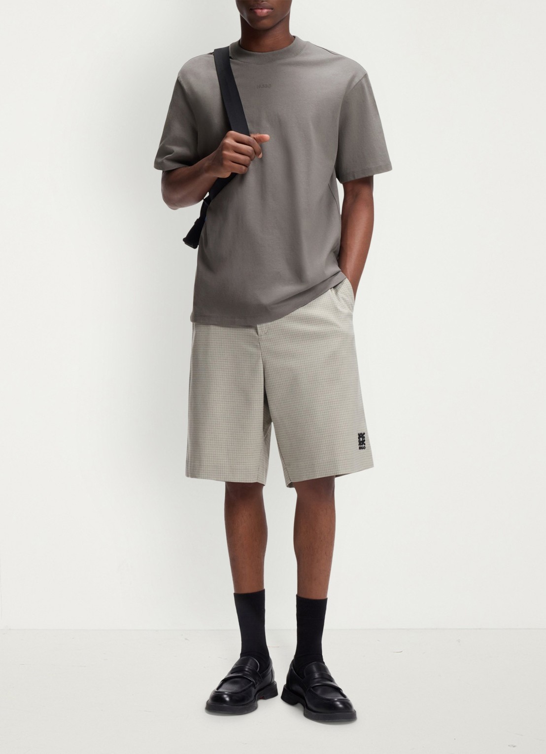 HUGO Dapolino 10248326 01  001 - voorkant 2 dark grey-025 / grijs