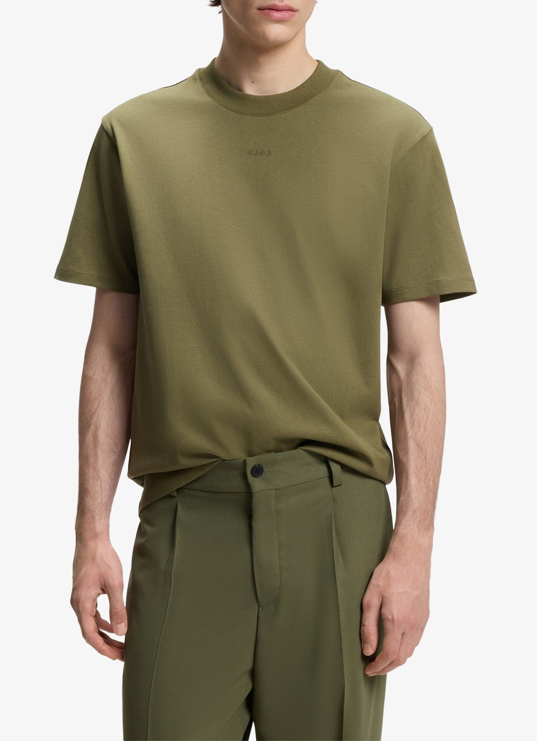 HUGO Dapolino 10248326 01  001 - detail 4 open green-388 / groen