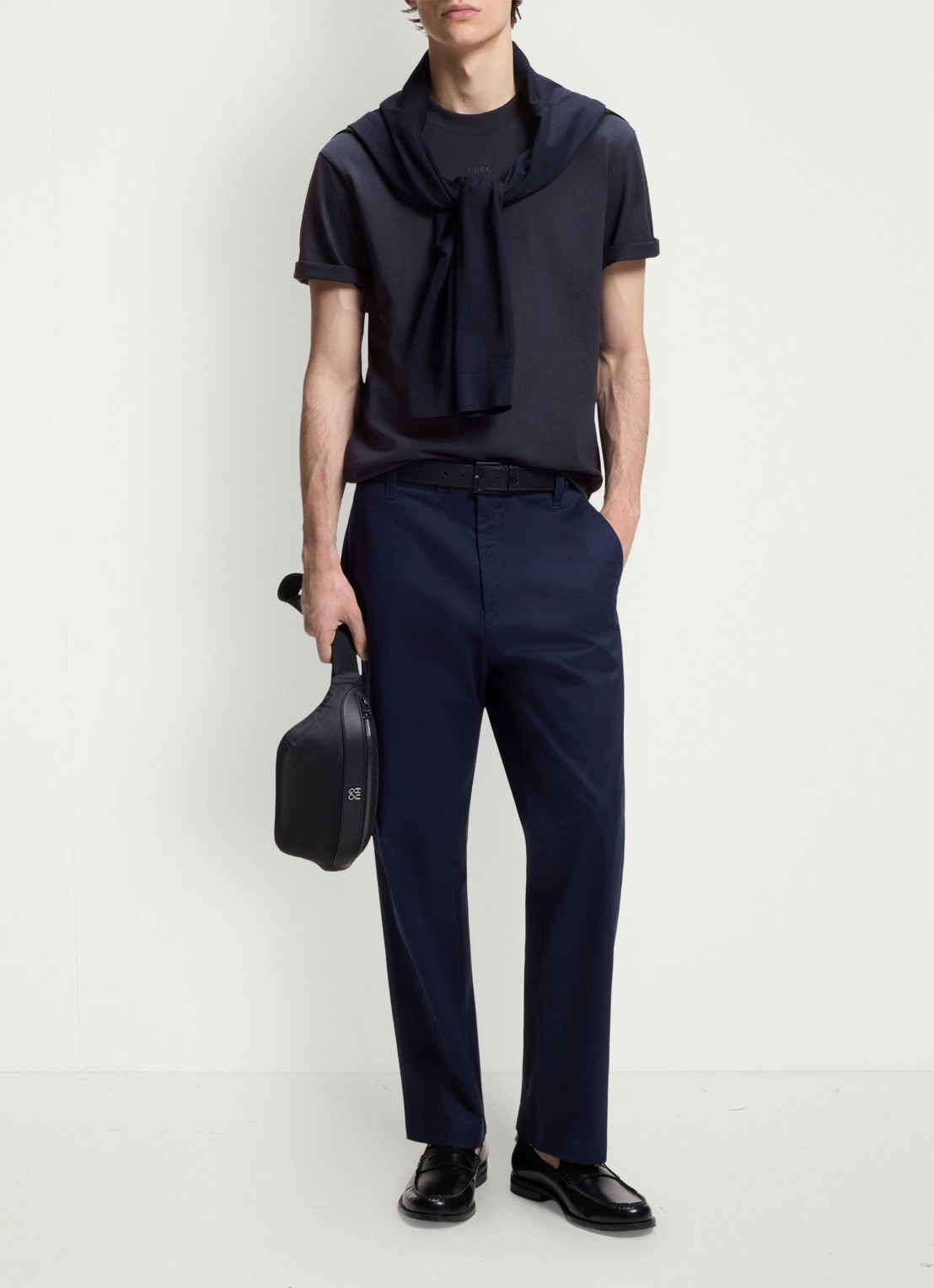 HUGO Dapolino 10248326 01  001 - voorkant 5 dark blue-406 / blauw