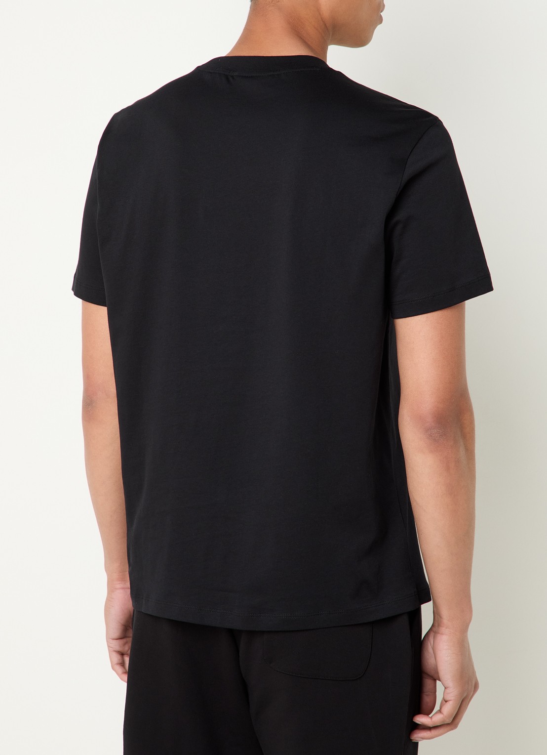 HUGO Dobero T-shirt met logoprint - achterkant 2 zwart