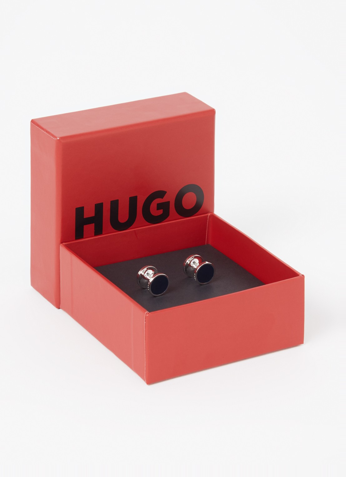 HUGO E-Tokeep manchetknopen - voorkant 2 donkerblauw