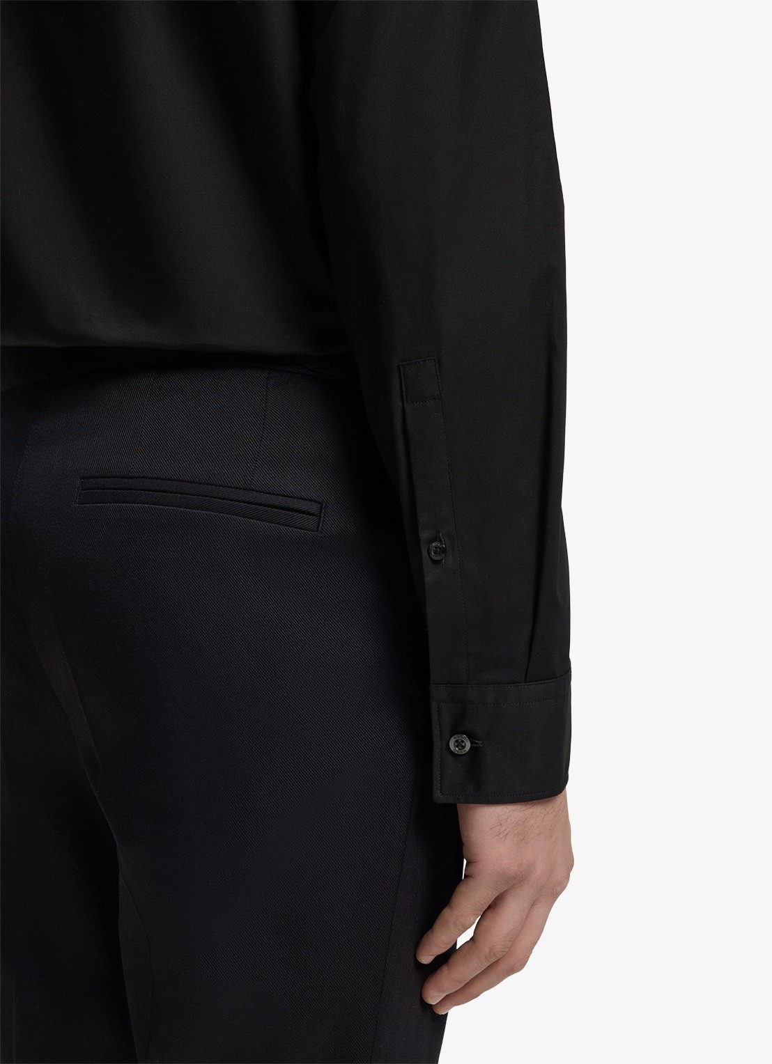 HUGO Ermo regular fit overhemd met logo - detail 5 zwart
