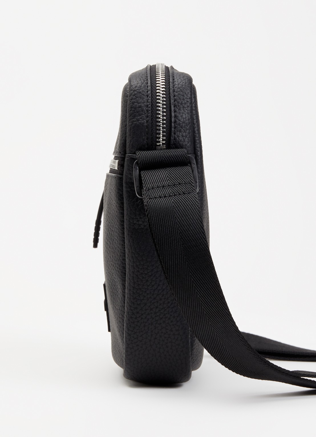 HUGO Ethon crossbodytas met logo en verstelbare schouderriem - detail 3 black-001 / zwart