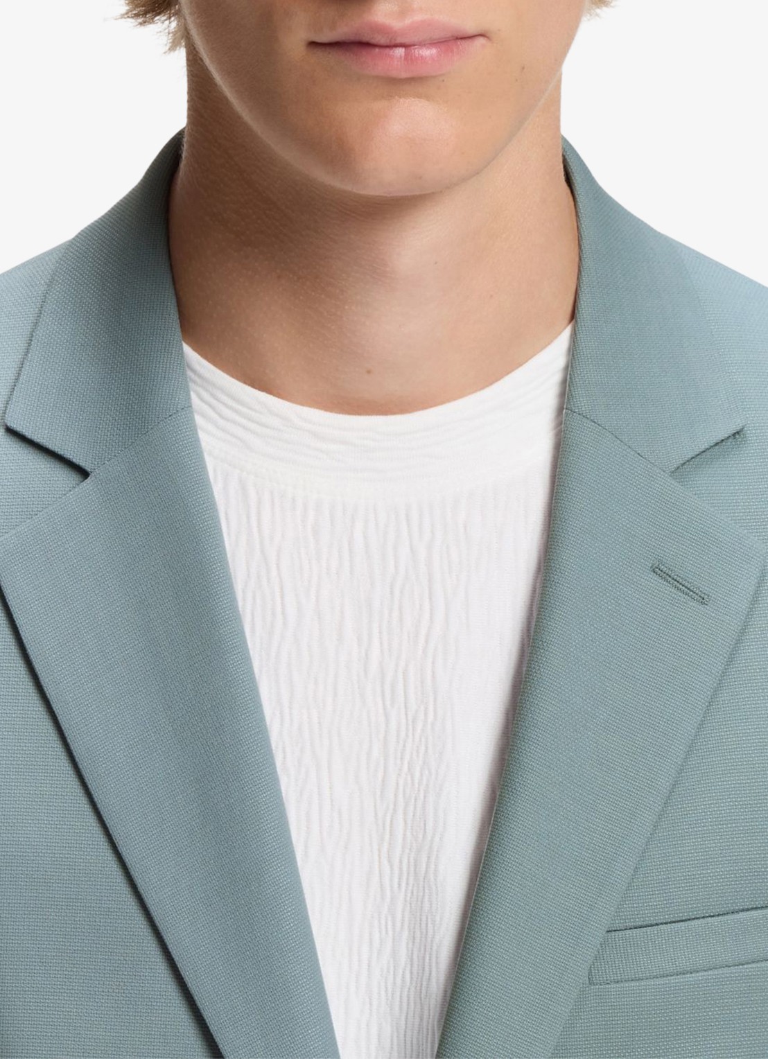 HUGO Extra slim-fit tweedelig pak van stretchmateriaal - detail 4 open grey-074 / grijs