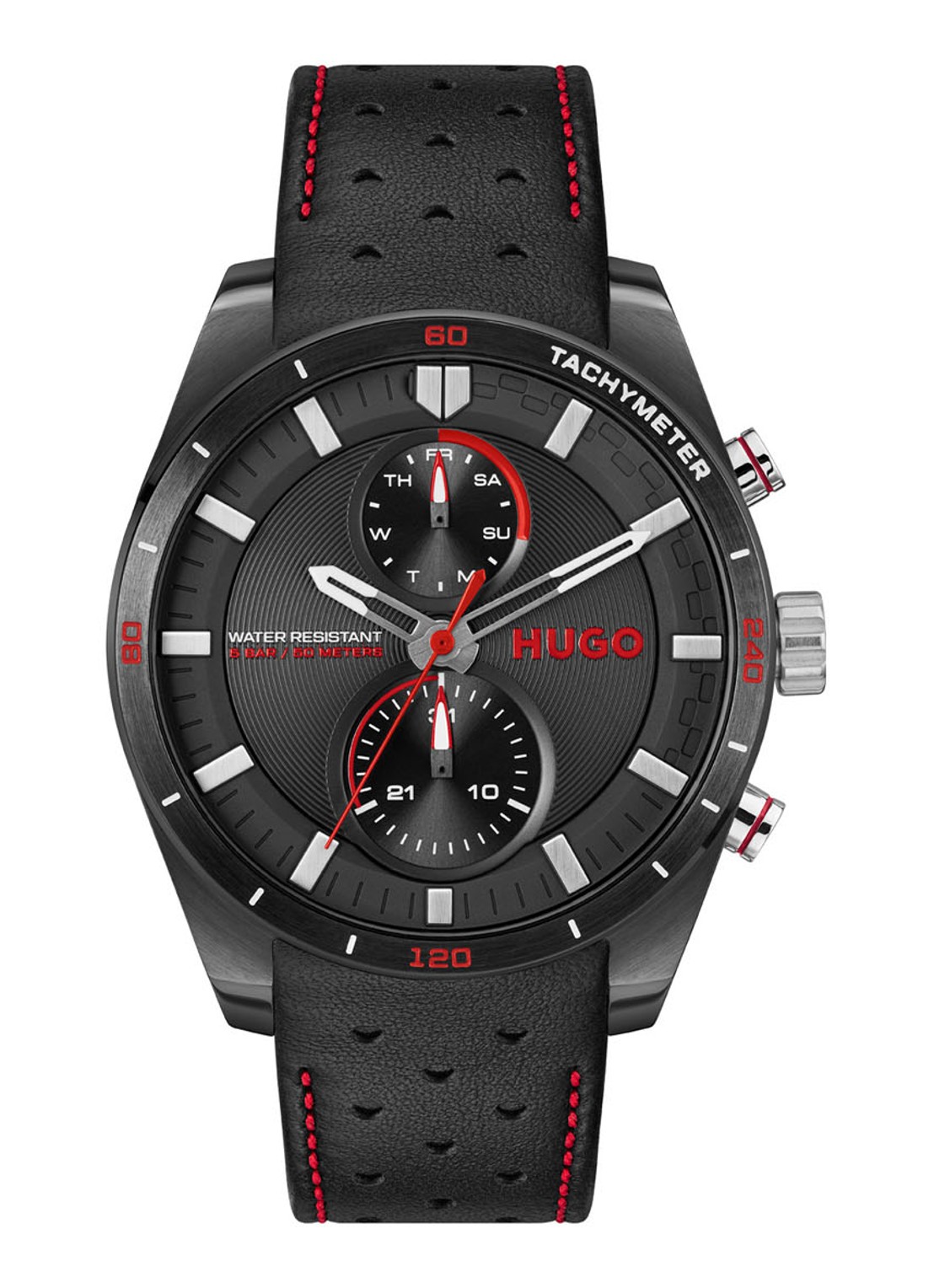 HUGO #Fast horloge HU1530370 - voorkant zwart