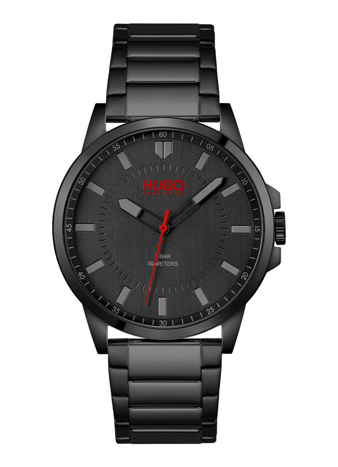 HUGO #First horloge HU1530187 - voorkant zwart