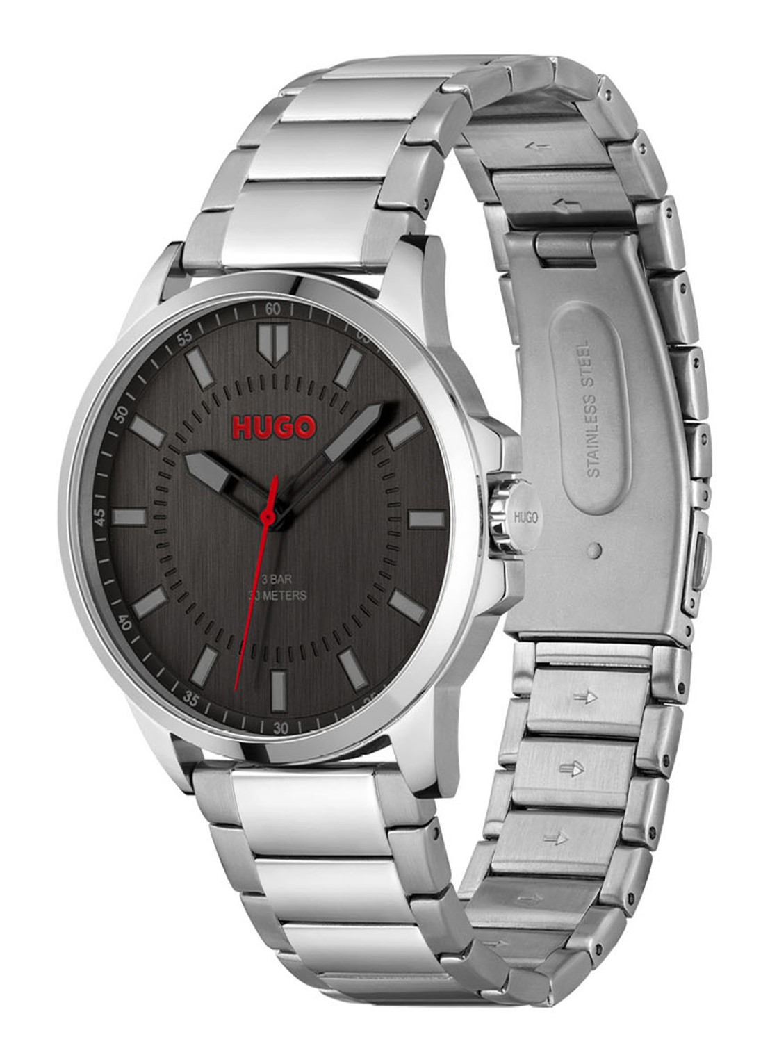 HUGO #First horloge HU1530246  - detail 2 zilver