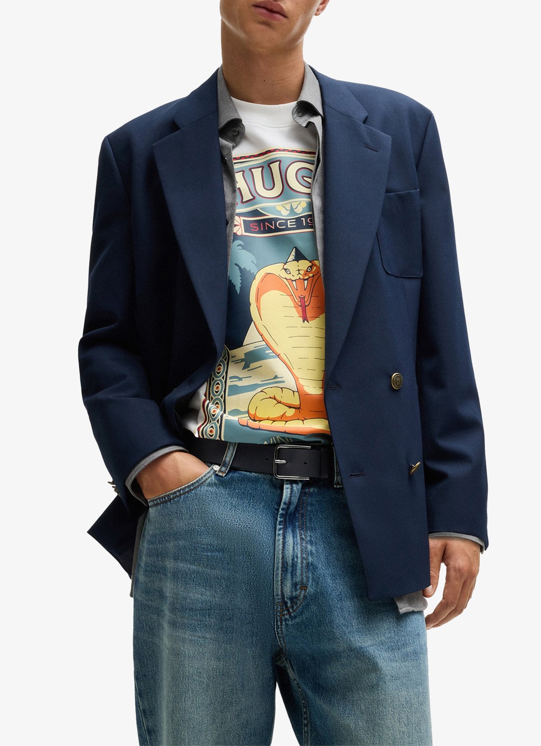 HUGO Gerik_Sz35 10249654 01  001 - voorkant 2 donkerblauw