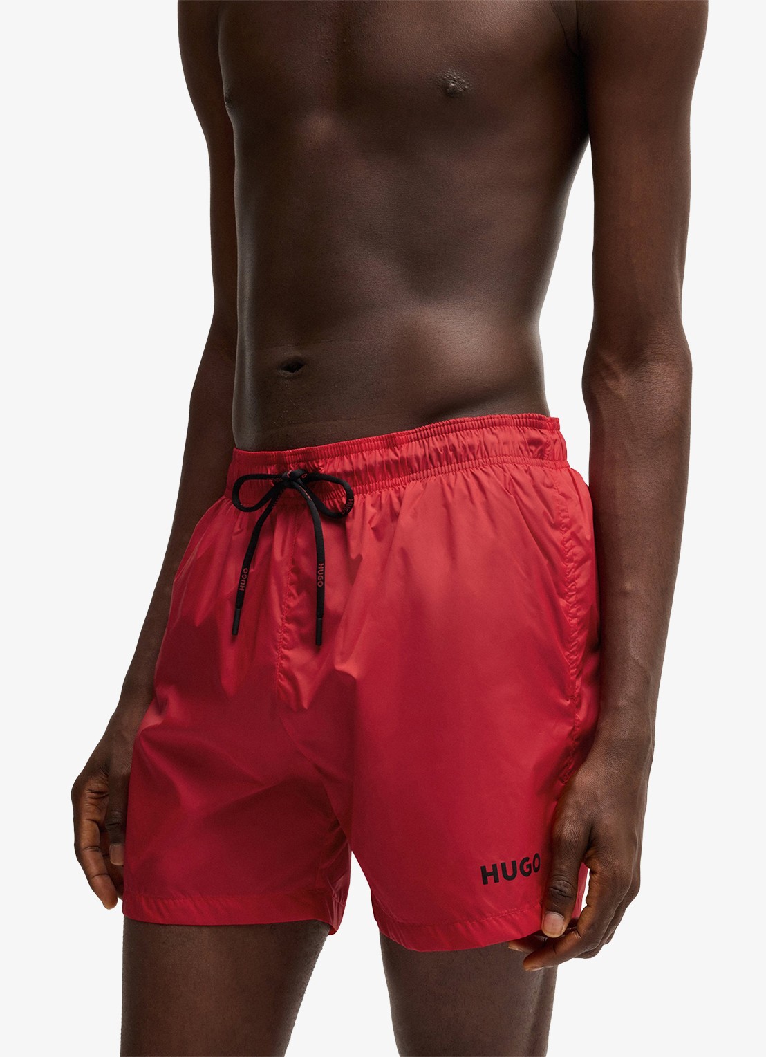 HUGO Haiti zwemshorts met logo  - detail 3 open pink-693 / roze