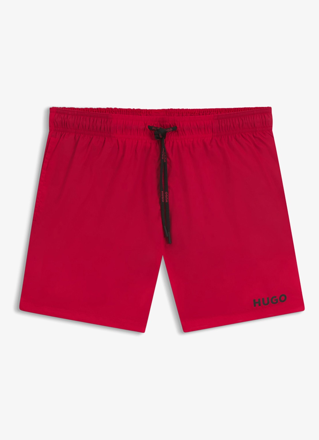 HUGO Haiti zwemshorts met logo  - voorkant open pink-693 / roze