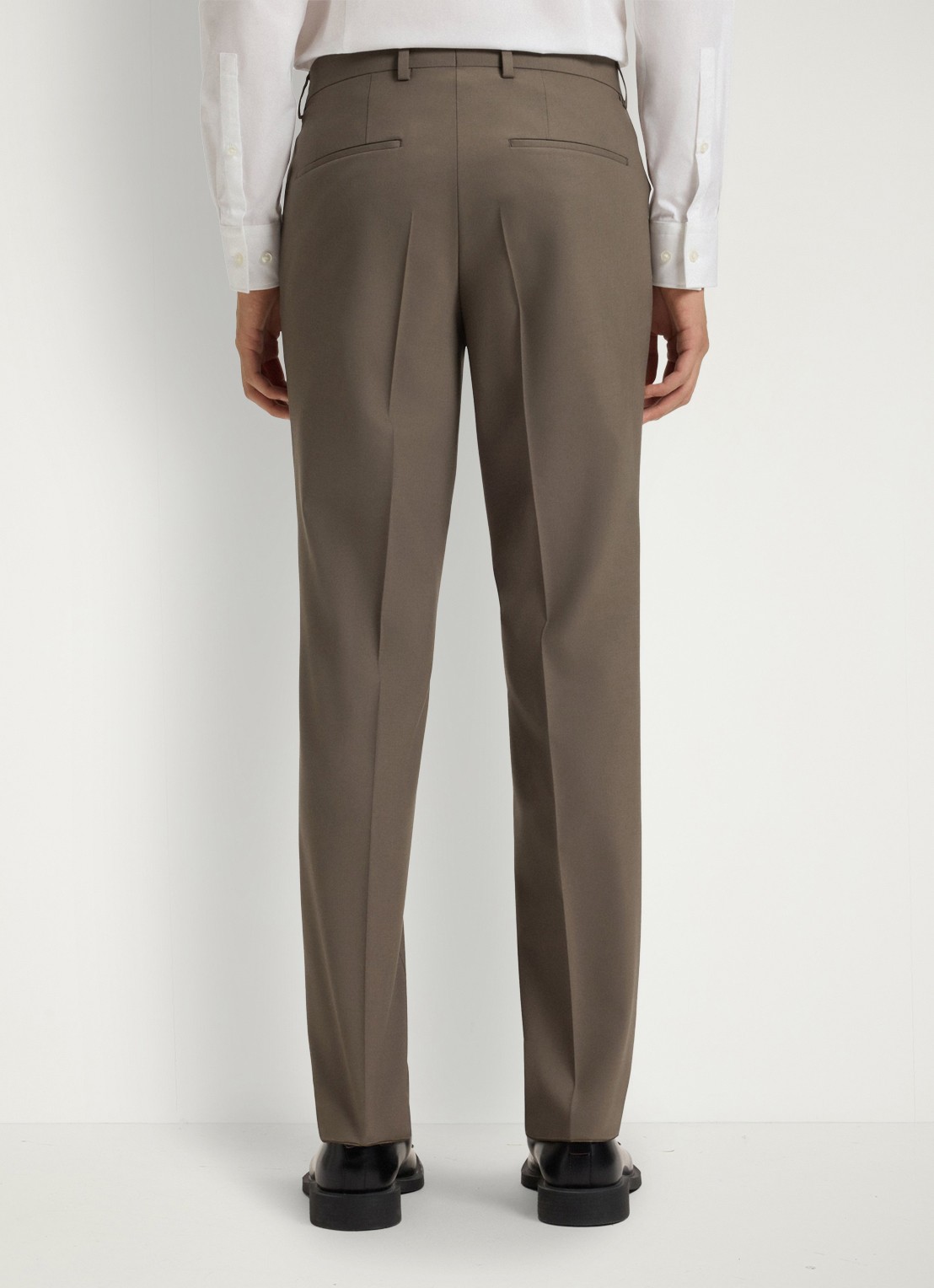HUGO Henry/Getlin232X slim fit 2-delig pak in wolblend - detail 7 medium grey-032 / grijs