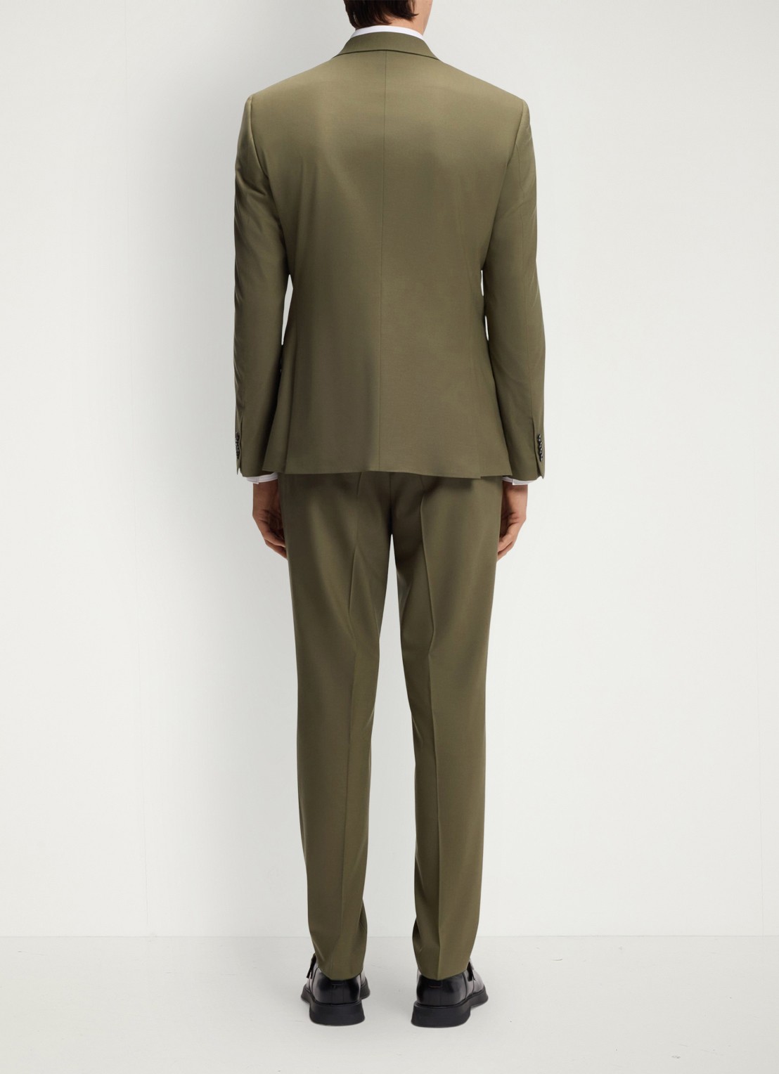 HUGO Henry/Getlin232X slim fit 2-delig pak in wolblend - achterkant 3 groen