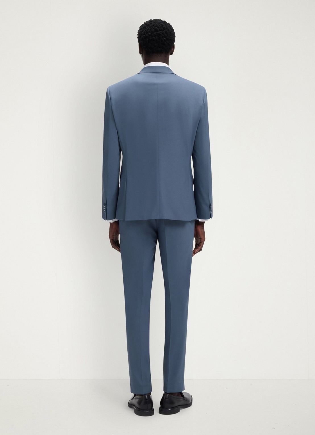 HUGO Henry/Getlin232X slim fit 2-delig pak in wolblend - achterkant open blue-496
