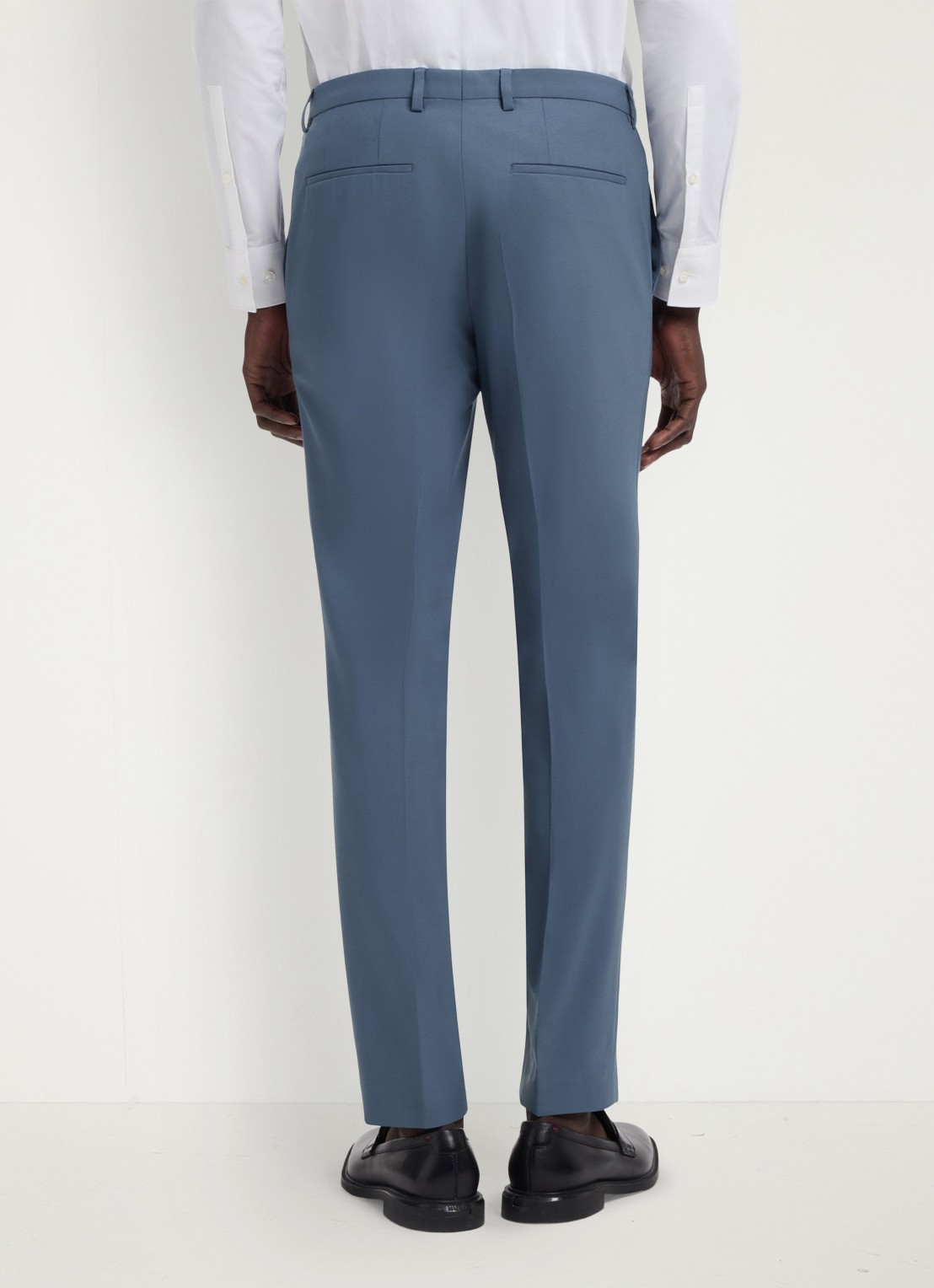 HUGO Henry/Getlin232X slim fit 2-delig pak in wolblend - detail 6 open blue-496