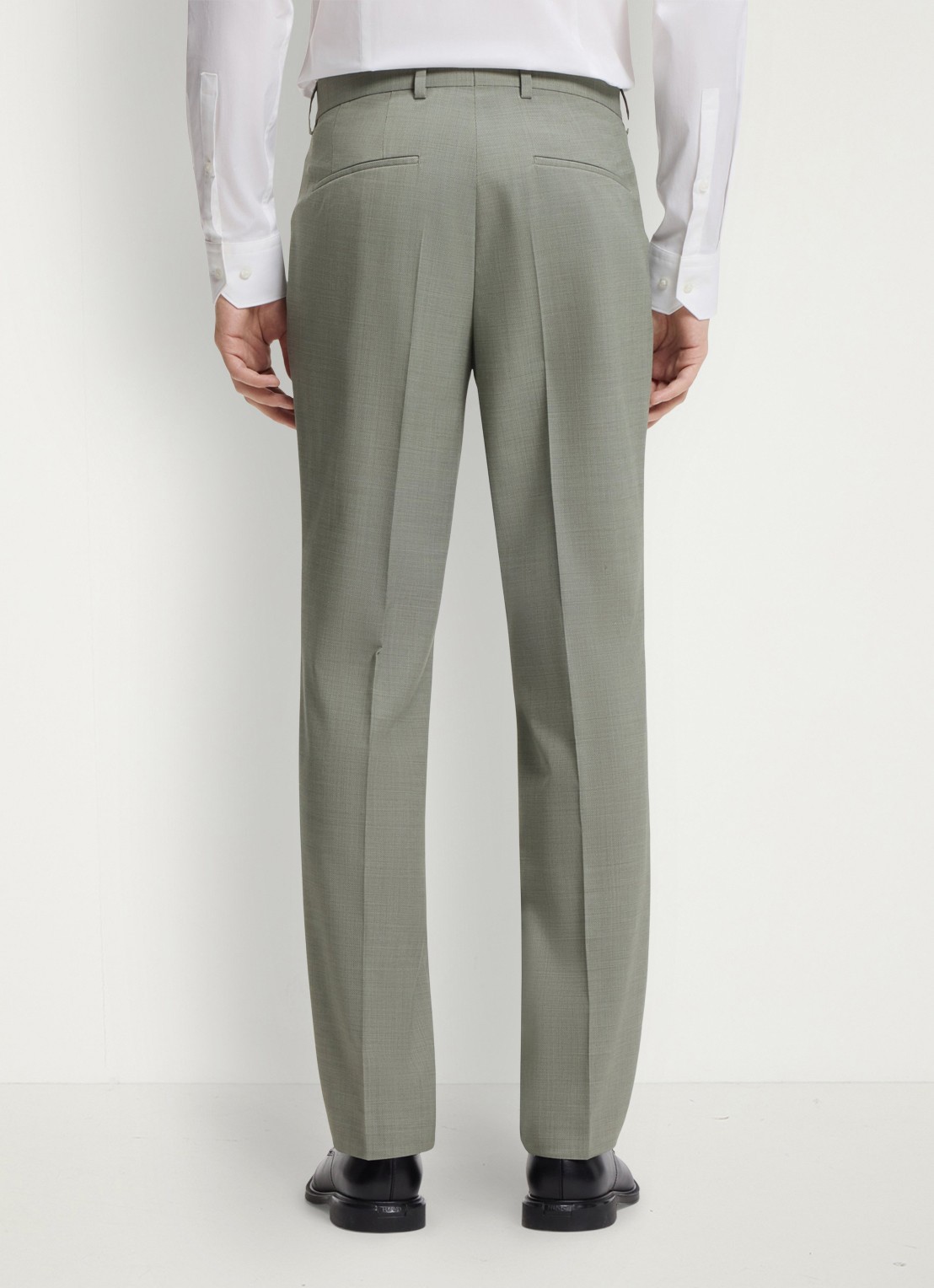 HUGO Henry-Getlin253X slim fit 2-delig pak in wolblend - detail 6 light/pastel green-337 / groen