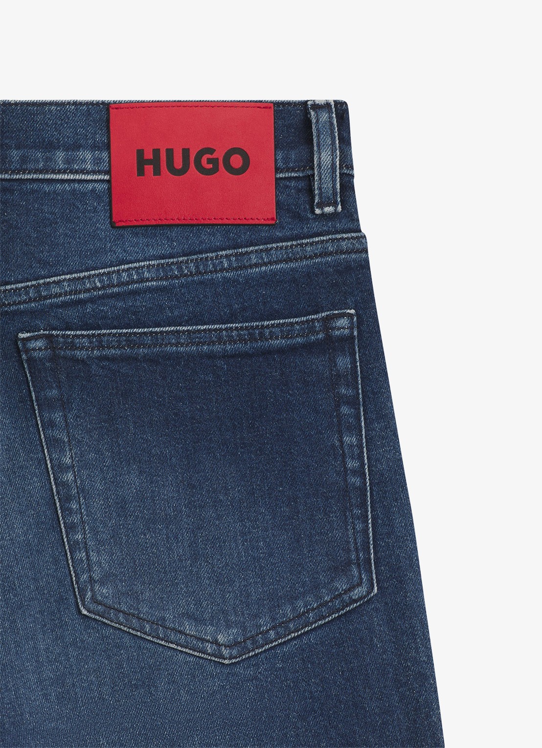 HUGO High waist slim fit jeans in katoenblend - detail 6 denim