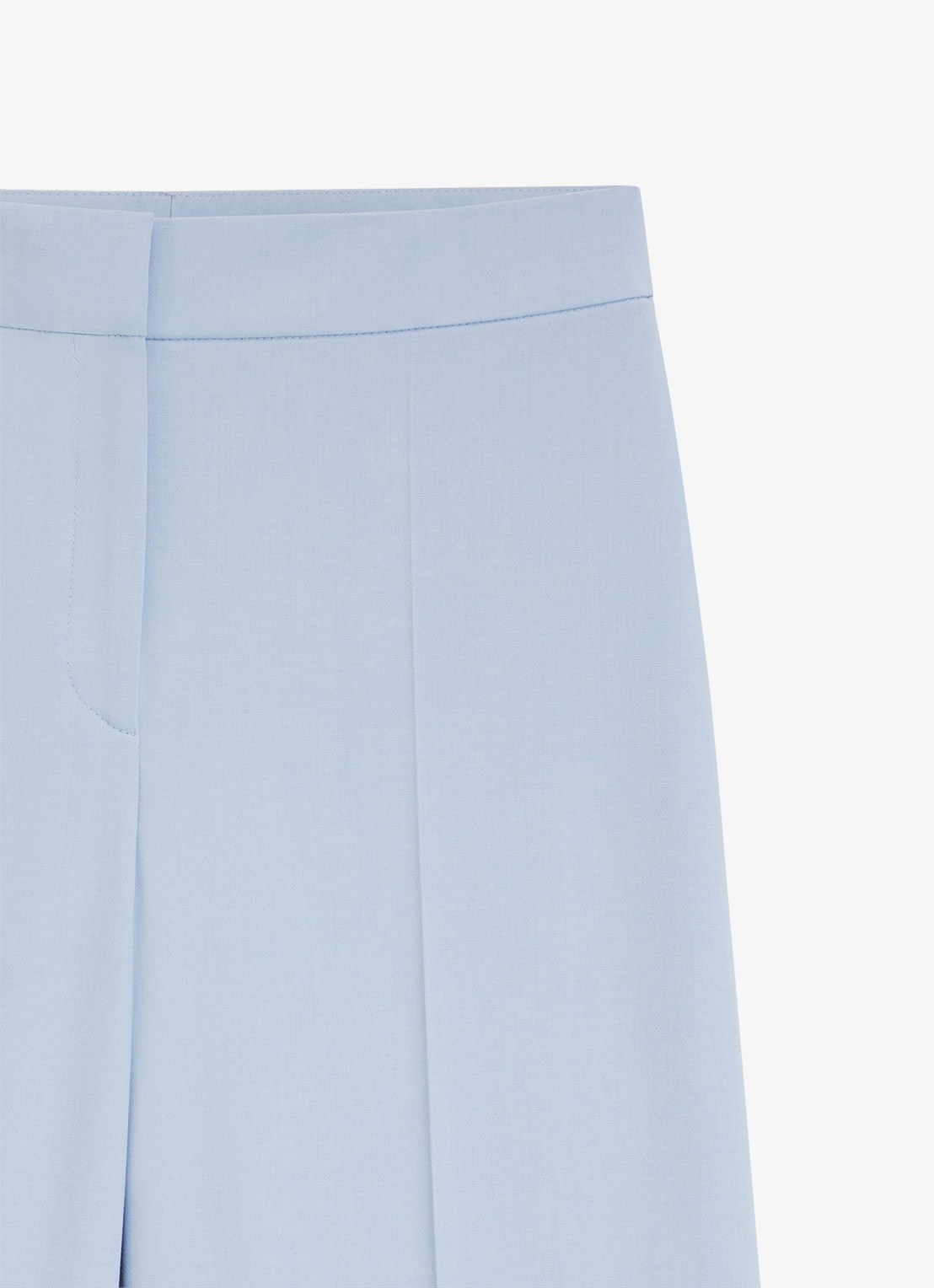 HUGO High waist wide fit pantalon met paspelzak - detail 6 open blue-476 / blauw