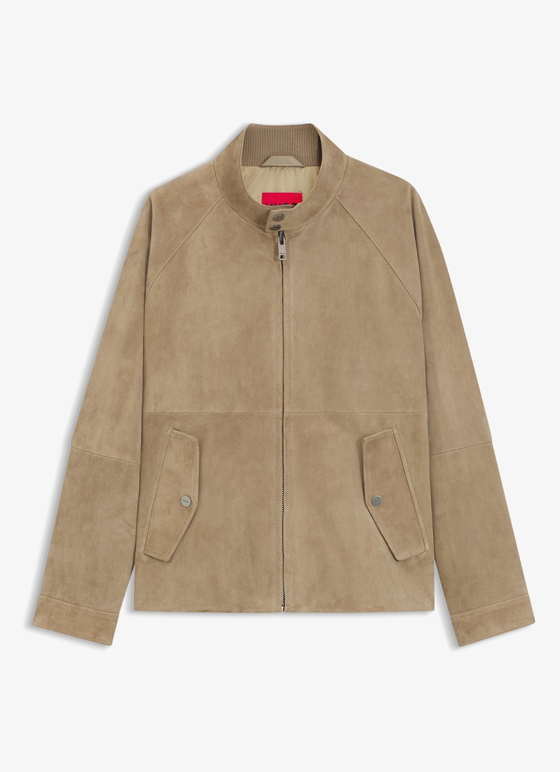 HUGO Jack van suède - voorkant 2 beige