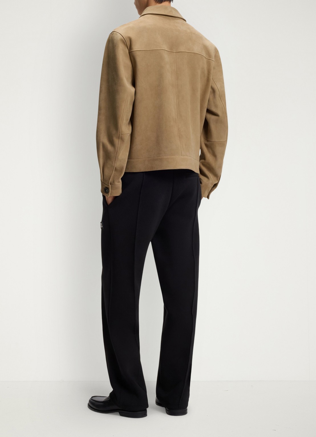 HUGO Jack van suede - achterkant 6 beige
