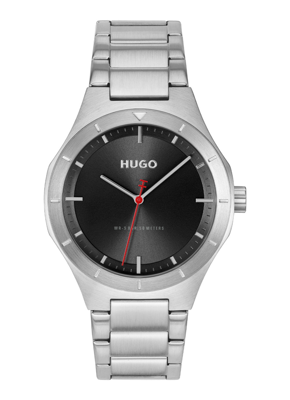 HUGO #LIT horloge HU1530447 - voorkant 3 zilver