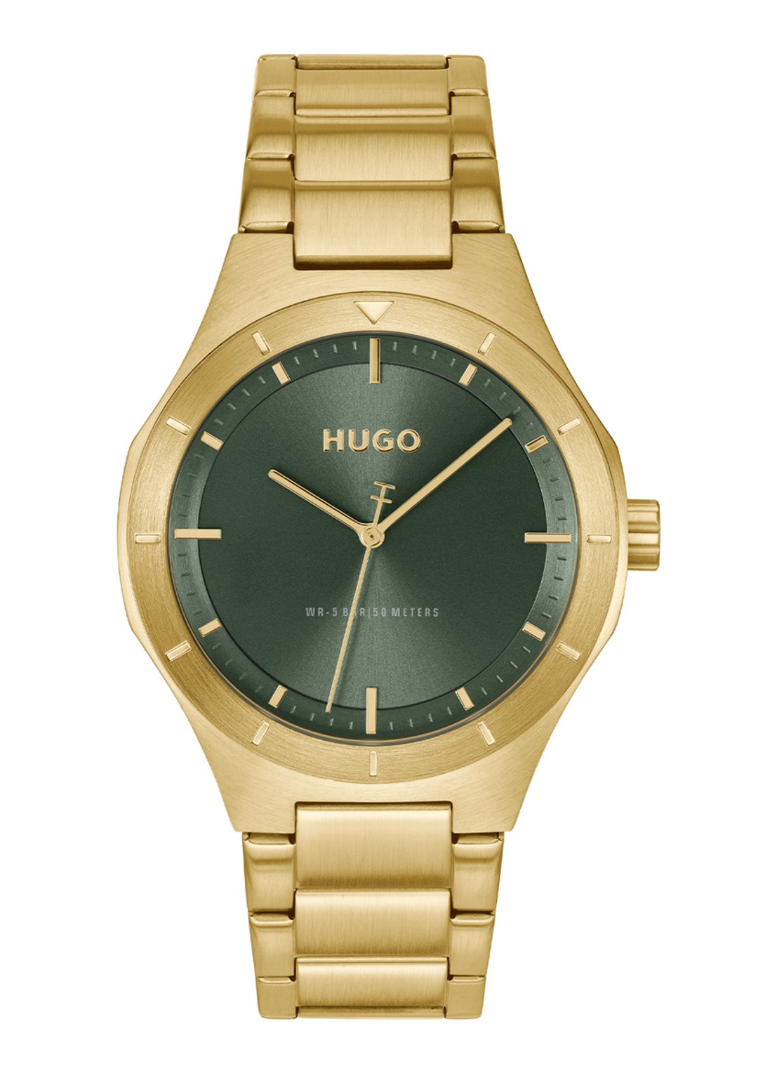 HUGO #LIT horloge HU1530449   - voorkant goud