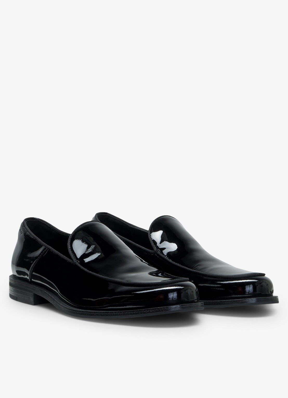 HUGO Loafer van lakleer - detail 3 black-001 / zwart