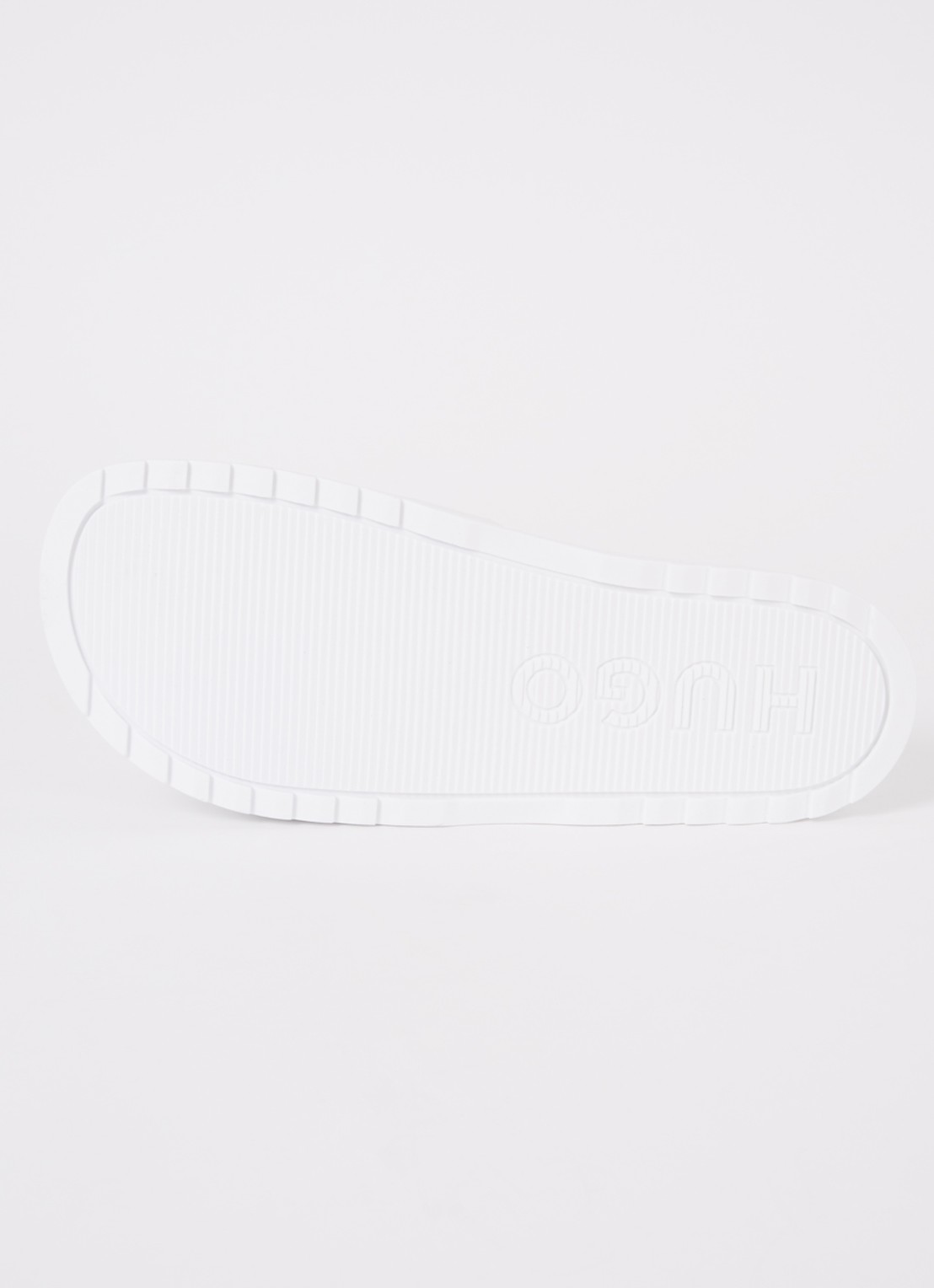 HUGO Match It slipper met logo - detail 3 wit