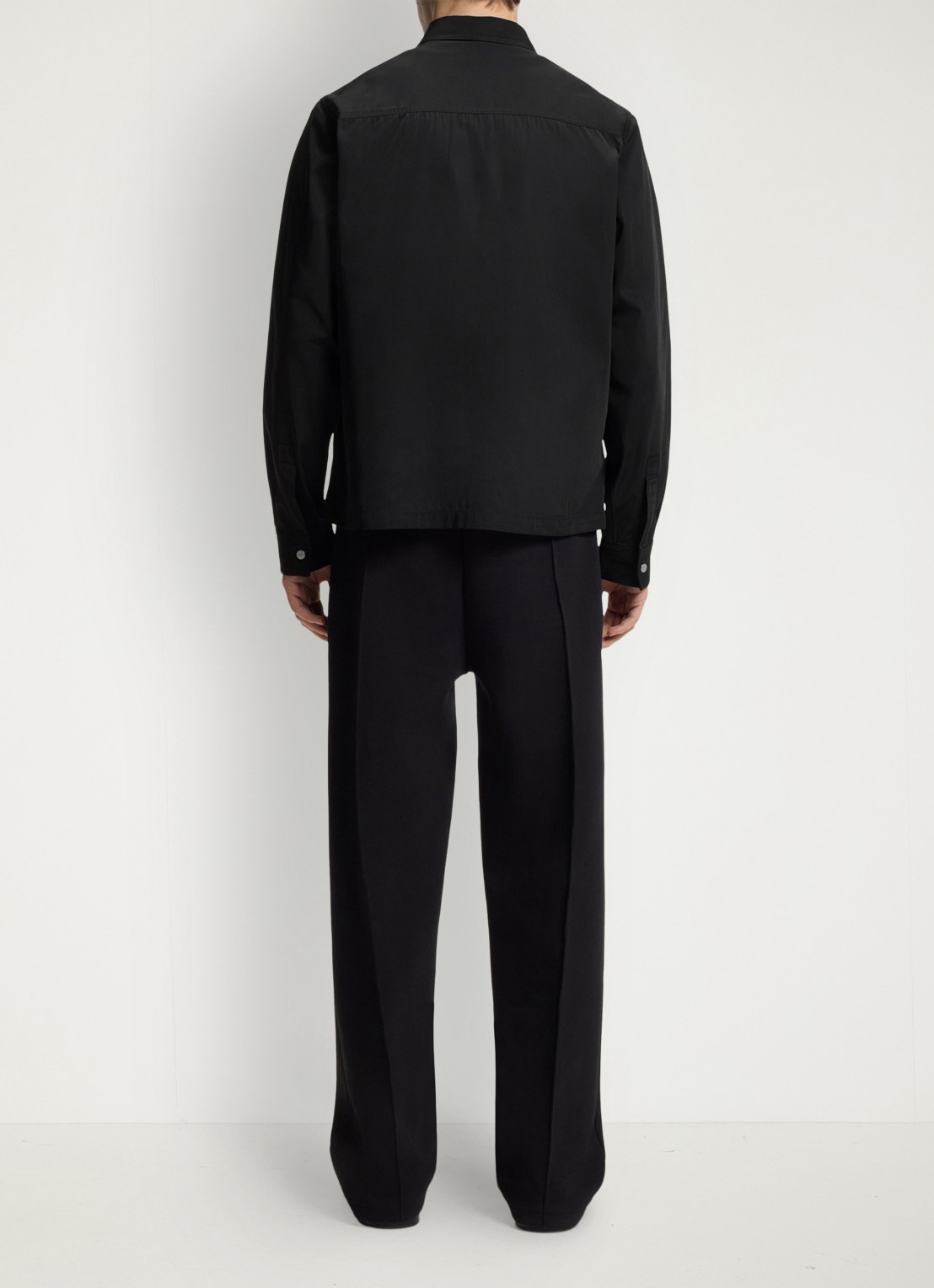 HUGO Oversized fit overhemd met logo - achterkant 6 zwart