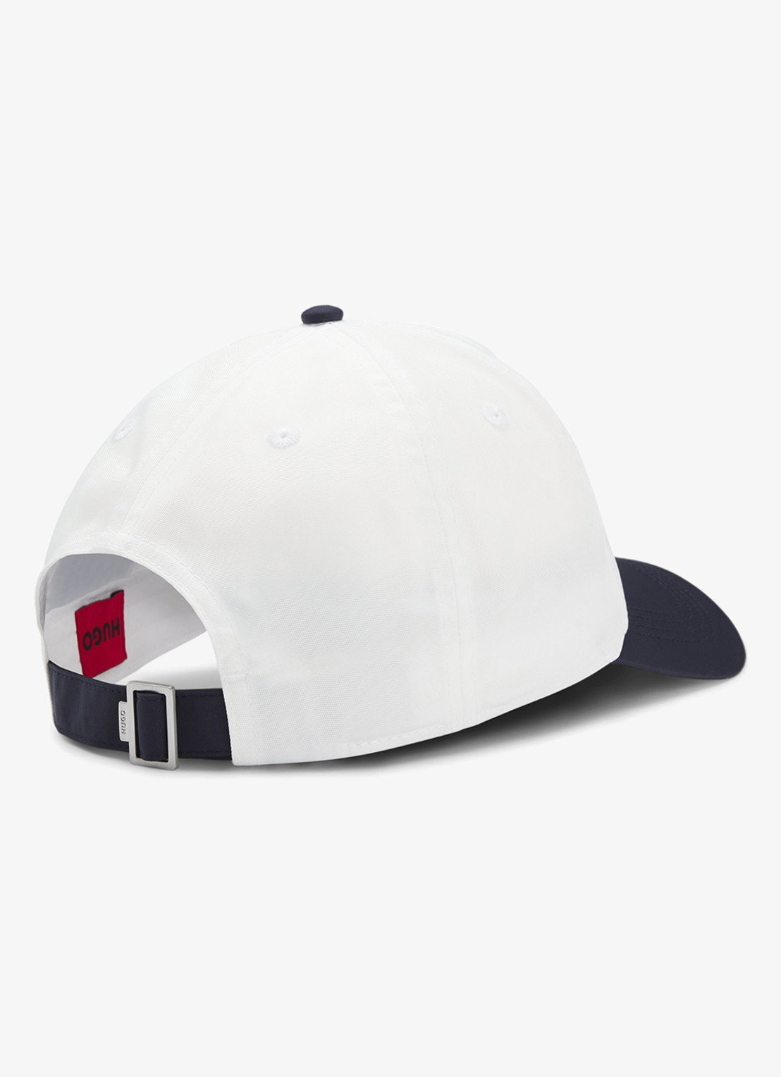 HUGO Pet met logoborduring - achterkant 2 creme