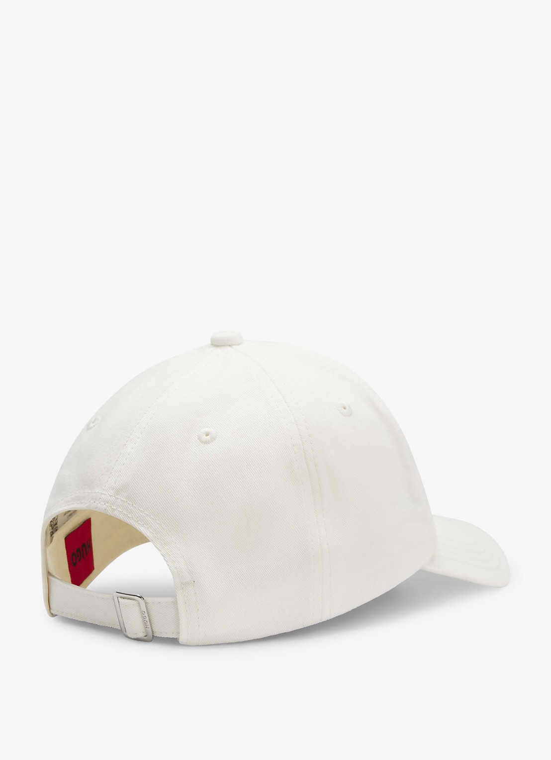 HUGO Pet met logoprint - detail 3 open white-116 / wit