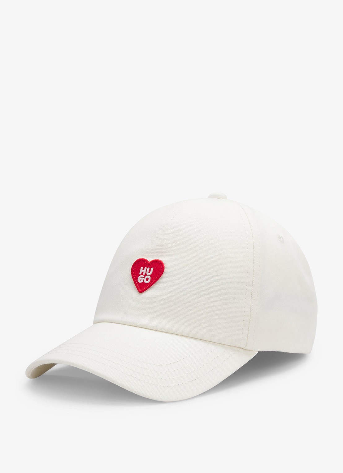HUGO Pet met logoprint - voorkant open white-116 / wit