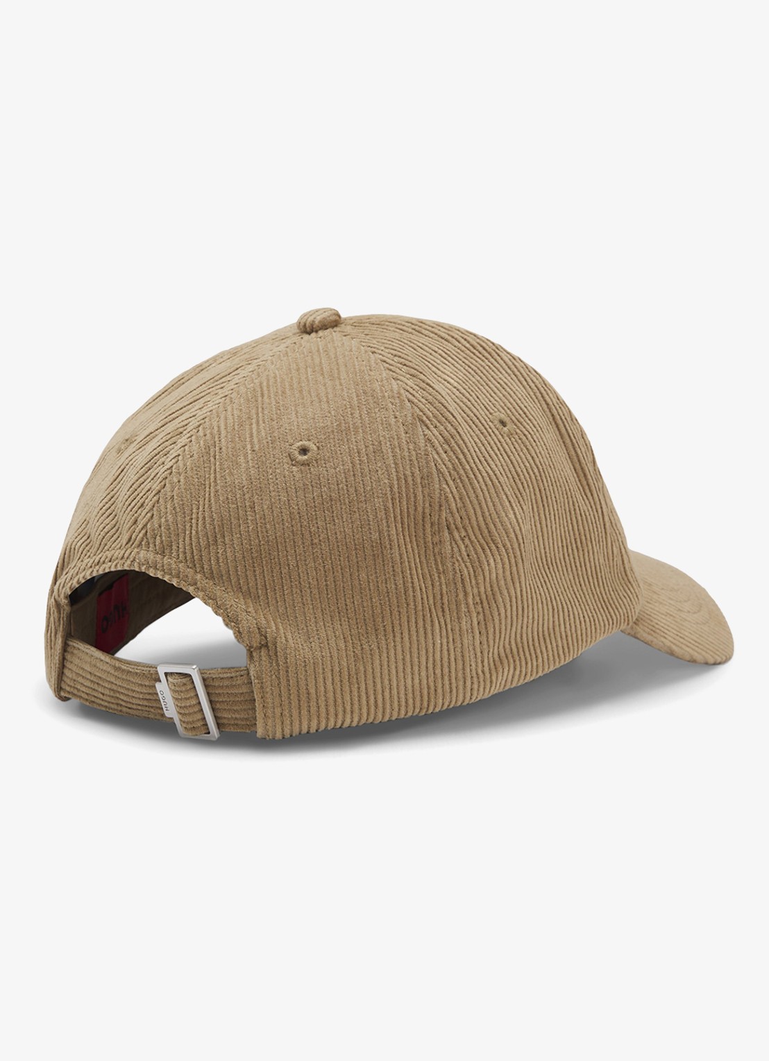 HUGO Pet van corduroy - achterkant 2 beige