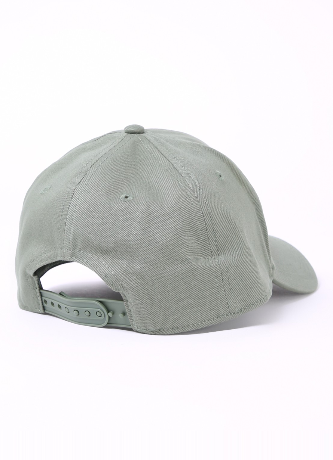 HUGO Pet van katoenen twill met logo - detail 2 open green-343 / groen