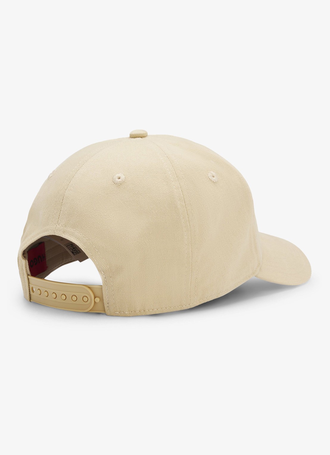 HUGO Pet van katoenen twill met logo - achterkant 5 medium beige-269 / beige